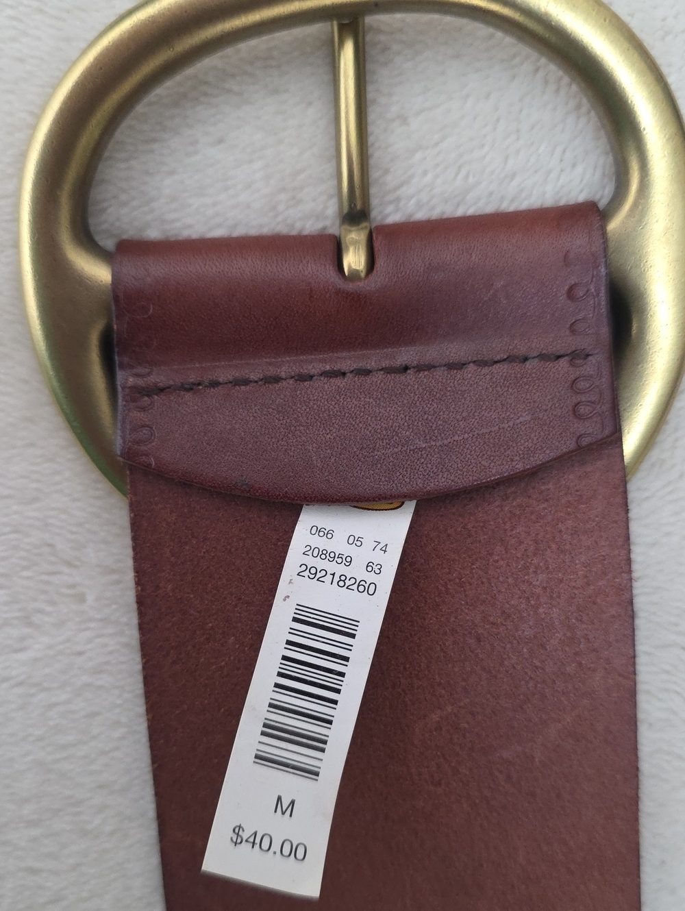 NWT Talbots 100% Wool Olive Wrap Shawl w/ Leather Belt Made in Italy OS - Picture 10 of 13
